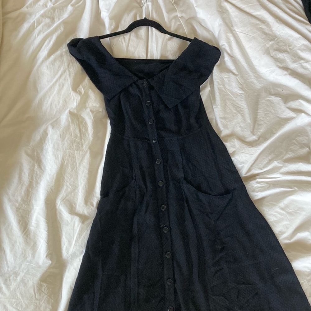 Reformation on and off shoulder button front summer dress